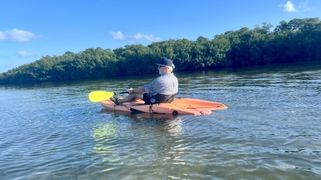 Eric at home on the water