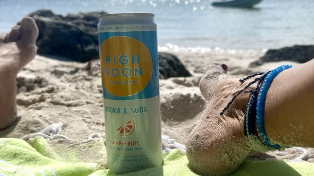 Just a little libation and the beach