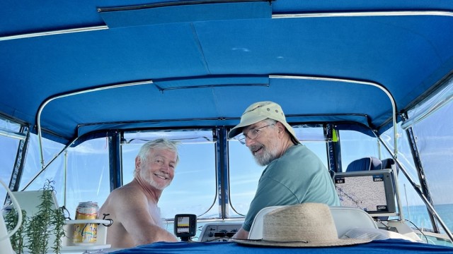 Our temporary captain, Phil and Eric, his first mate.