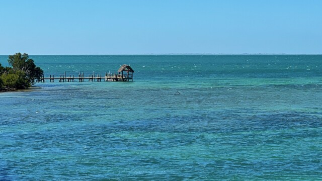 Look at the colors of the water!