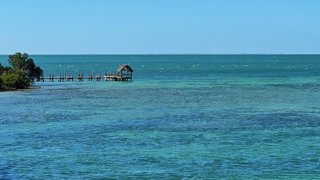 Look at the colors of the water!